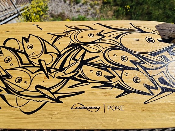 Loaded Poke longboard skateboard