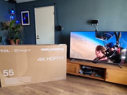TCL 55" 4K ink Govee backlight