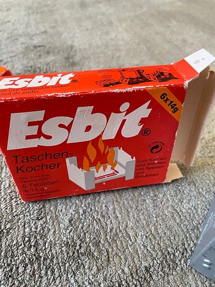 Esbit fickkök med torrbränsle