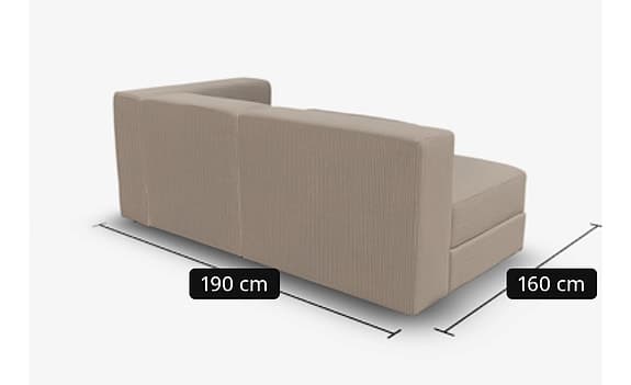 Jättebo klädsel samsala beige