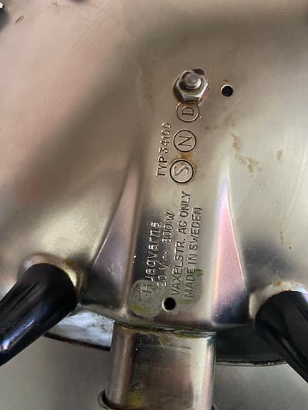 Åviken våffeljärn i metall