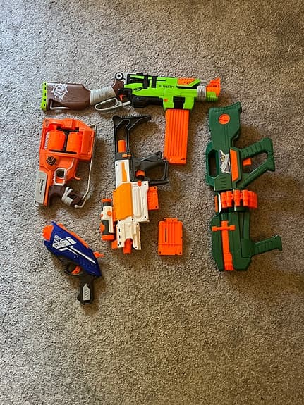 Nerf leksakspistoler