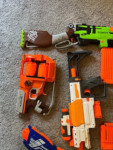 Nerf leksakspistoler