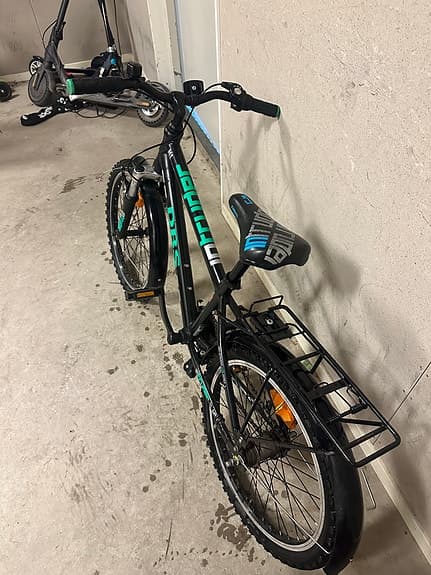 DBS barncykel 20" svart/grön
