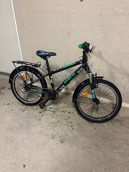 DBS barncykel 20" svart/grön