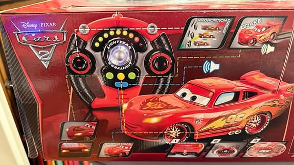 Radiostyrd Blixten McQueen – Disney Pixar Cars 2 – 1:12 – Nyskick