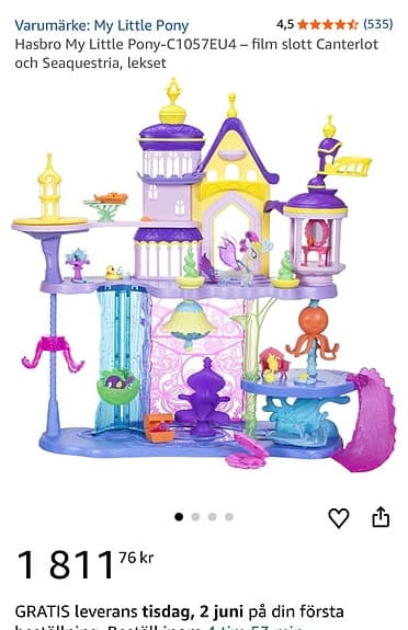 My Little Pony Canterlot & Seaquestria slott