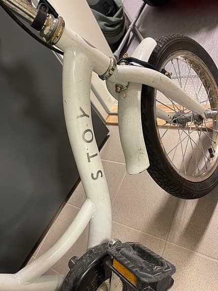 Avenue barncykel 14" vit
