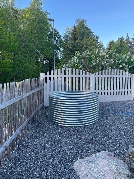 Odlingslådor i galvaniserat stål