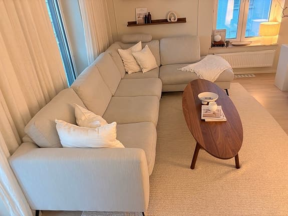 Ocean Lyx 4-sits Soffa med Schäslong Höger