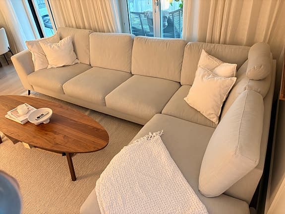 Ocean Lyx 4-sits Soffa med Schäslong Höger