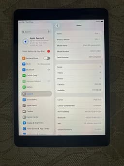 Apple iPad 9th generation 256 GB Wi-Fi + Cellular