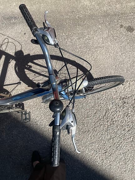 Cykel med nya däck
