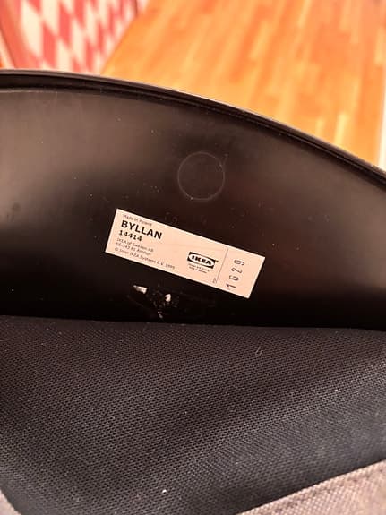 IKEA BYLLAN laptopstöd grå