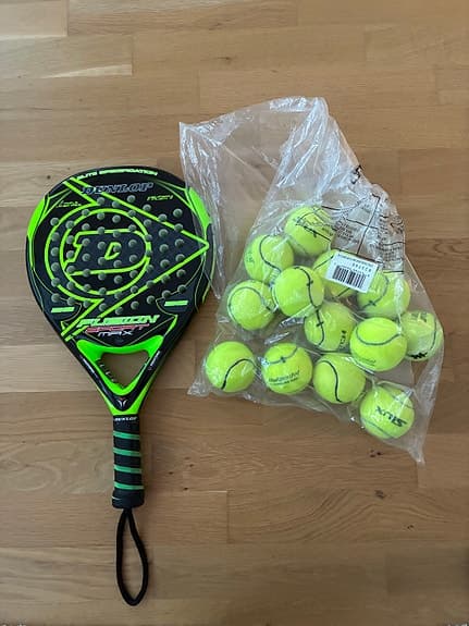 Dunlop Fusion Sport padelracket svart/grön