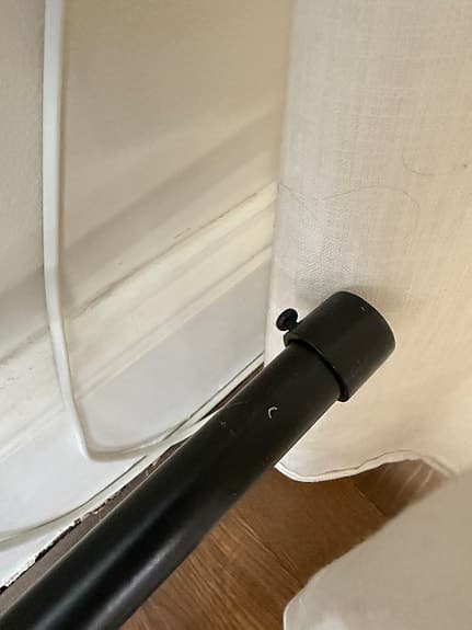Gotain gardinstång (415cm) fästen och ringar medföljer