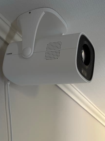 Philips projektor med duk