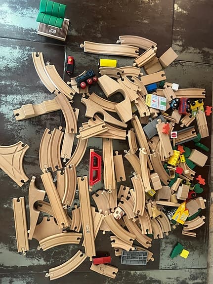 BRIO/IKEA trätågbana
