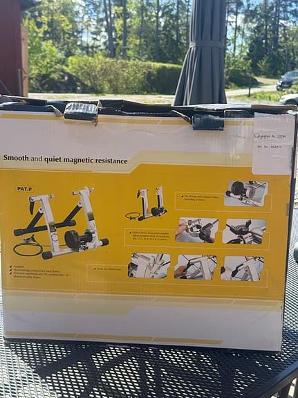 Magnetisk cykeltrainer för racer och hybridcykel