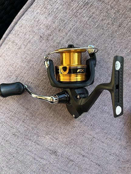 Shimano FX 500 HG haspelrulle svart/guld