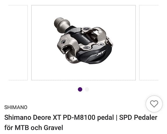 Shimano Deore XT PD-M8100 SPD-pedaler MTB/Gravel