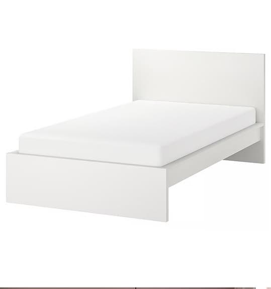IKEA vit sängram 120x200 cm