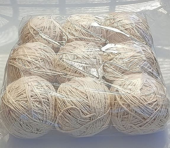 1.2 kg - Pure Silk 100% - ren Silke - Noile Bourette Silk Garn