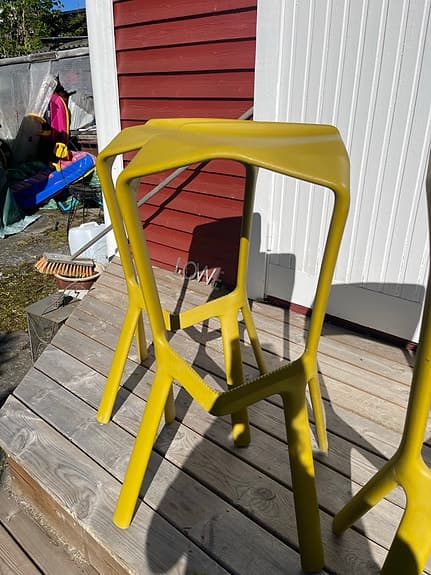 Miura barstolar för Plank (design Konstantin Grcic)