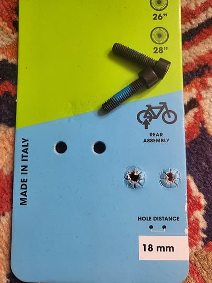 Ursus R78 King Evo bakre cykelstöd 24–28"