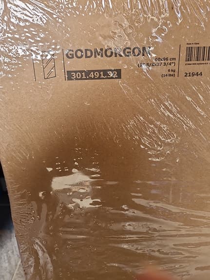 IKEA GODMORGON spegel 100x96 cm