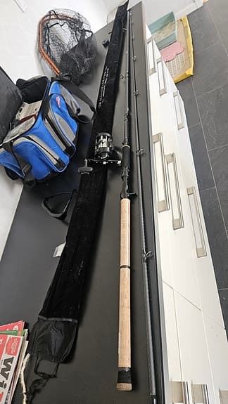 Laxfiske set DAM Nanoflex Pro + Daiwa Ninja LT – nyskick