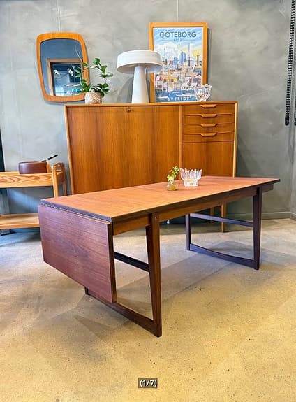 SOFFBORD TEAK ” MOA” IKEA, RETRO VINTAGE FUNKIS. INGÅR HEMLEVERANS