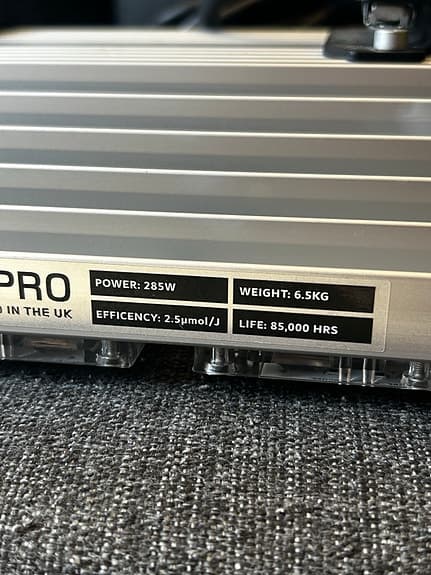 LED växtlampa 285w med separat  driftdon