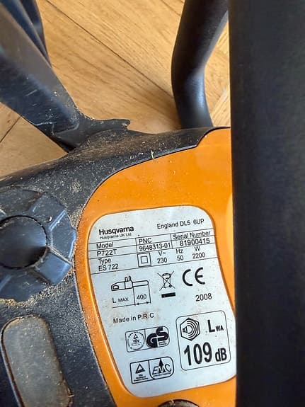 Partner P7221 motorsåg orange