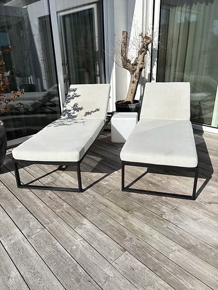 2 st SOLSÄNG SENSUM SKEPPARHOLMEN SVART