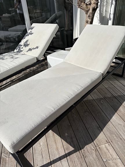 2 st SOLSÄNG SENSUM SKEPPARHOLMEN SVART