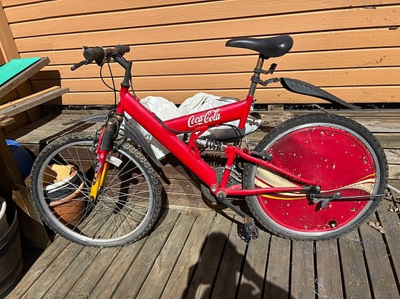 Coca Cola Mountain bike