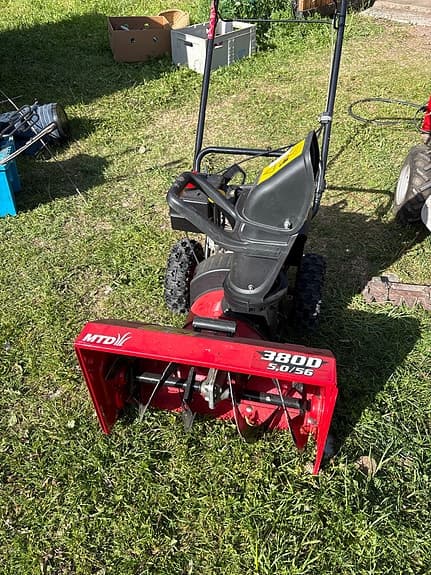 MTD 3800 snöslunga röd