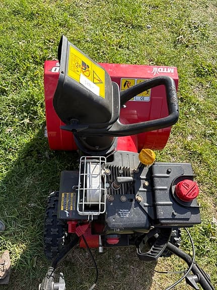 MTD 3800 snöslunga röd