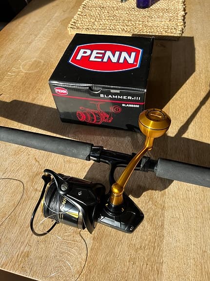 Penn Slammer III 8500 haspelrulle med spö