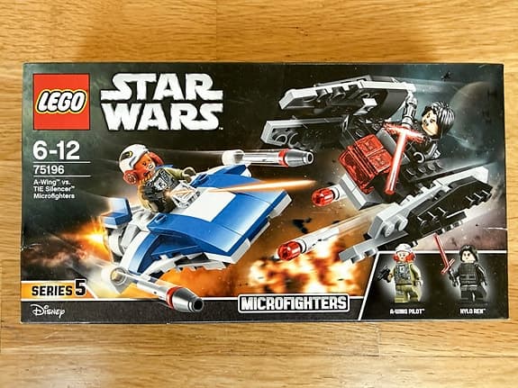 Lego 75196 Star Wars A-Wing vs Tie Silencer Microfighters