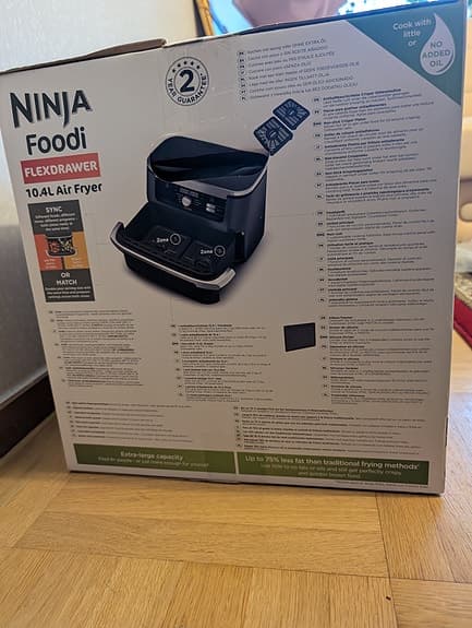 Ninja Foodi FlexDrawer 10,4L Airfryer