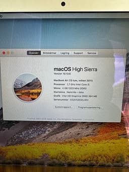 Apple MacBook Air 13 tum bärbar dator