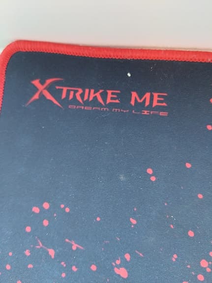 Xtrike Me gaming musmatta svart/röd