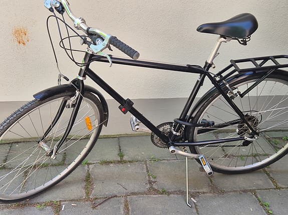 Svart herrcykel 28  KRONAN, 24 växlar