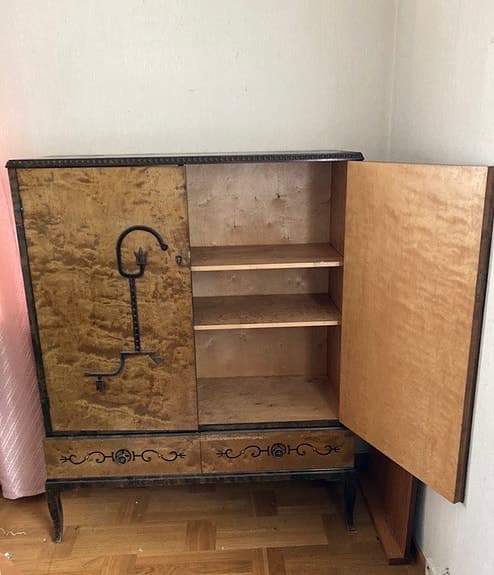 Skåp art deco 1920-1930tal linneskåp