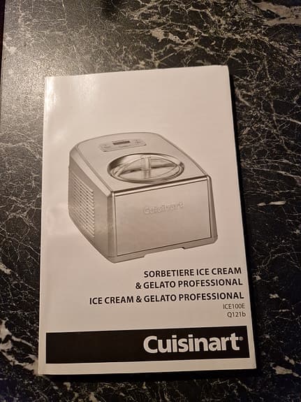 Cuisinart Ice Cream & Gelato Professional glassmaskin ICE100E rostfri