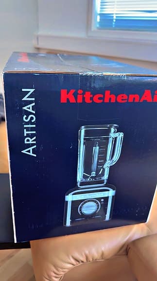 KitchenAid Artisan blender svart
