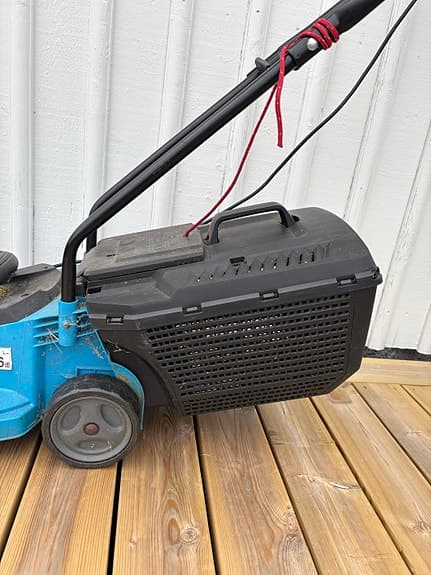 Cocraft gräsklippare blå/svart. Elgräsklippare Cocraft 1200 W