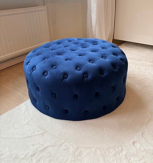 Sittpuff Marinblå